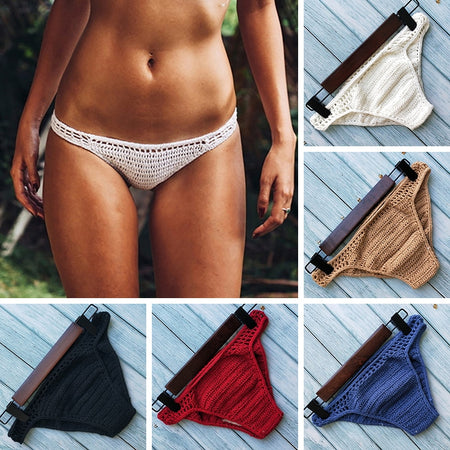 Sexy Bikini bas maillot de bain brésilien femmes slips string taille basse