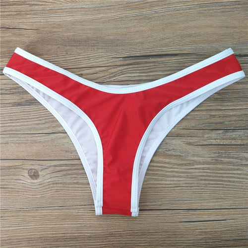 New 2 Color V Shape Bikini Bottom Swimwear Women Swim