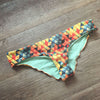 floral bandage sexy thong bikini tanga brazilian bikinis women bottom