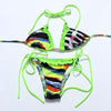 Push up swimsuit women swimwear brazilian bikini set print bathing suit