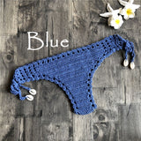 Women Sport Sexy Bikini Thong Handmade Crochet Swimwear Bikini