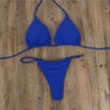 Micro Bikini Swimwear Women Solid Bikini Set Swimming